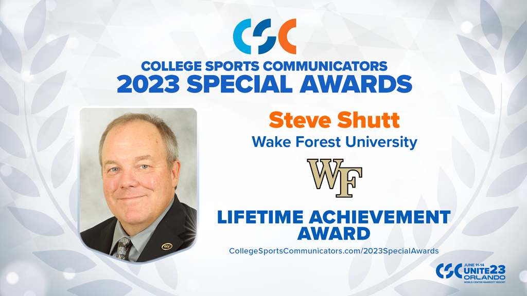 2023 Special Awards Salute: Steve Shutt (Wake Forest), Lifetime Achievement Award